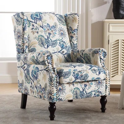 Christasha 29'' Wide Accent Chair  with Nailhead Trim and Arms