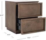 Safavieh Couture Home Zeus Modern Natural 2-drawer Nightstand