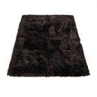 Kemmi Power Loom Rectangle 2' x 3' Faux Sheepskin Black Area Rug Rug Size: Rectangle 5' x 8'