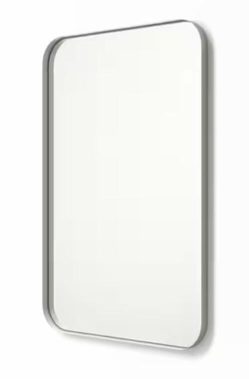 rounded corner rectangle 30inch x 40 inch nickel 20048