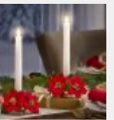 the flameless tapered christmas candle set