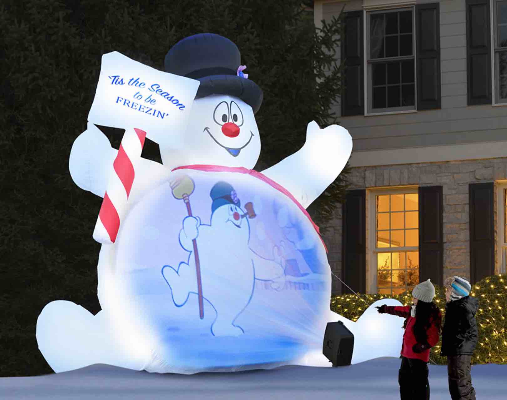 The Video Projecting 10' Frosty The Snowman