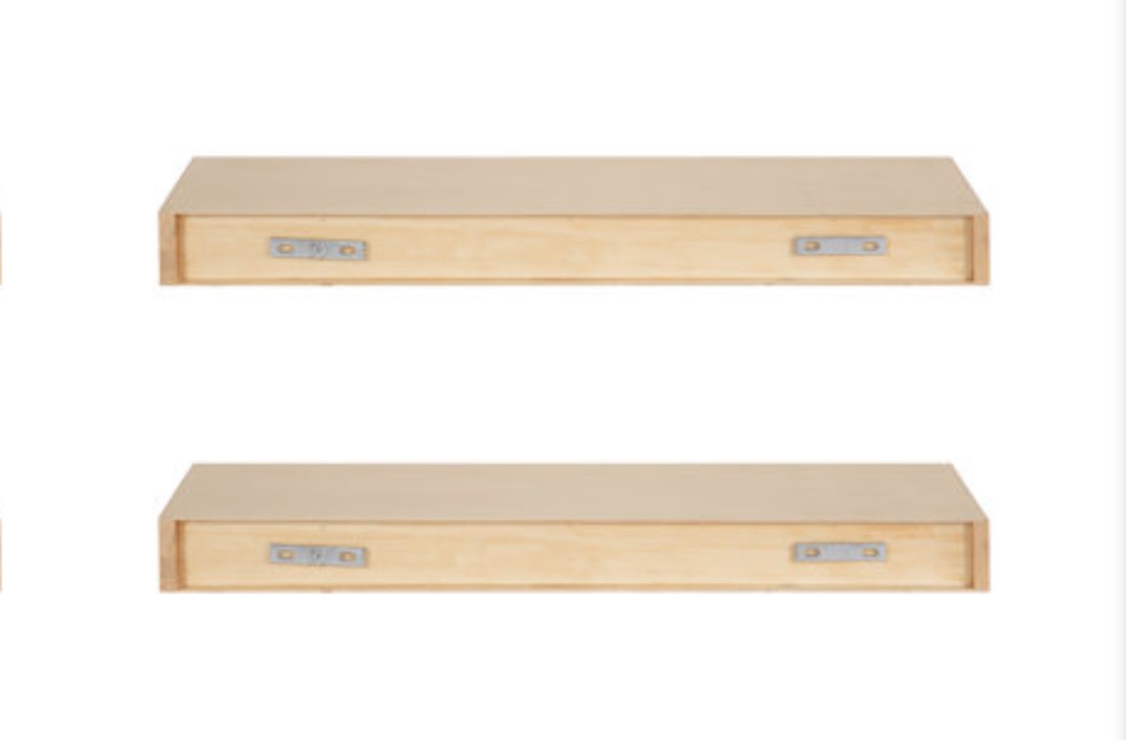 Jeremiah 2 Piece Picture Ledge Wall Shelf Size: 2.3" H x 24" W x 8" D, Color/Finish: Natural