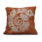 Intercoastal Waterway Conch Square Pillow Cover & Insert Color: Orange, Size: 18" H x 18" W