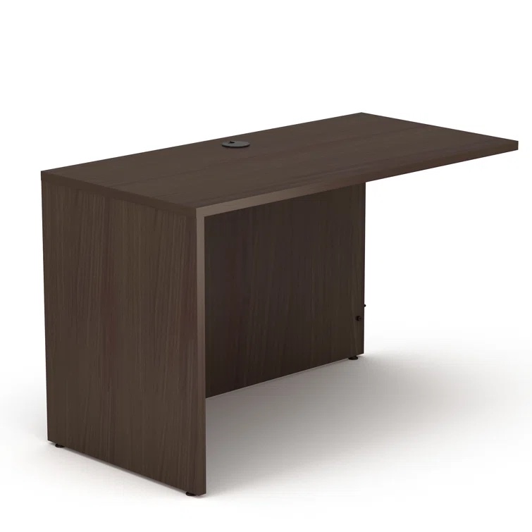 Negin 29.52" H x 47.24" W x 23.62" D Reversible Desk Return