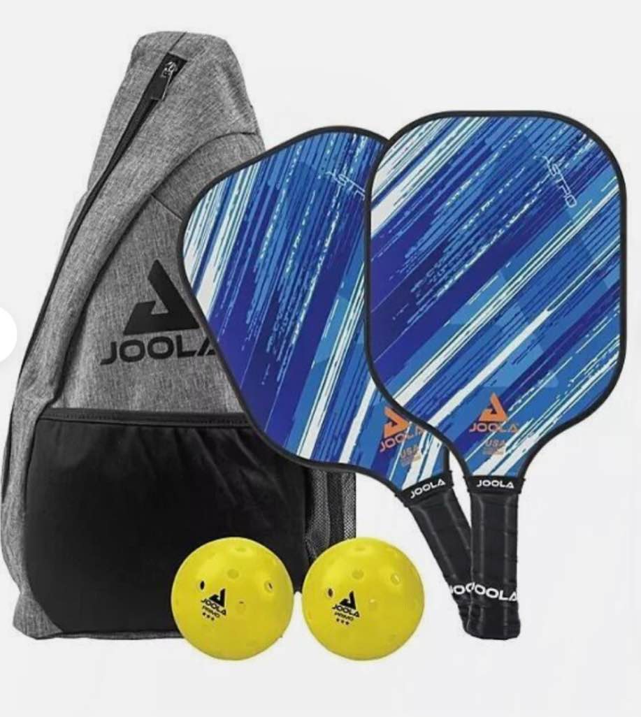 JOOLA Astro Pickleball Set with 2 Paddles, 2 Balls and Bag