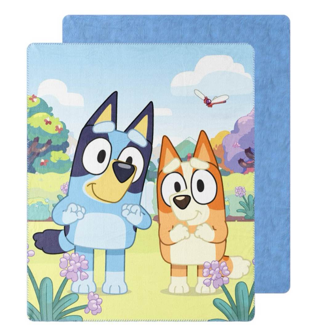 Kids Licensed 50" x 60" Cloud Faux Fur Throw Blanket,