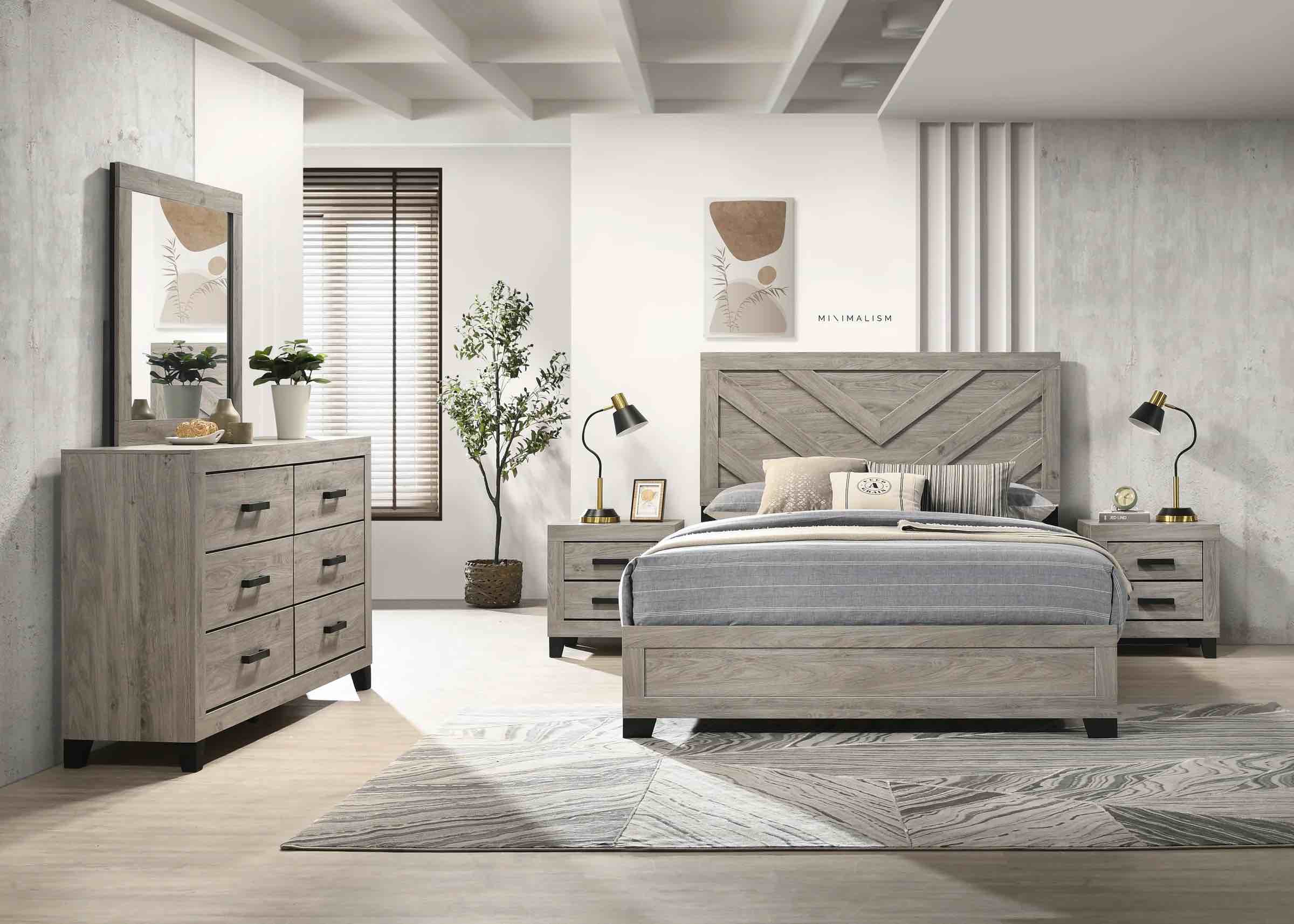 NeoLiving B105 - Emerson Dresser and Bed frame ( 3 boxes for pick up)