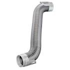 Deflecto HUPK8WA/4 Easy-Connecting Semi-Rigid Dryer Vent Hookup Kit  8ft