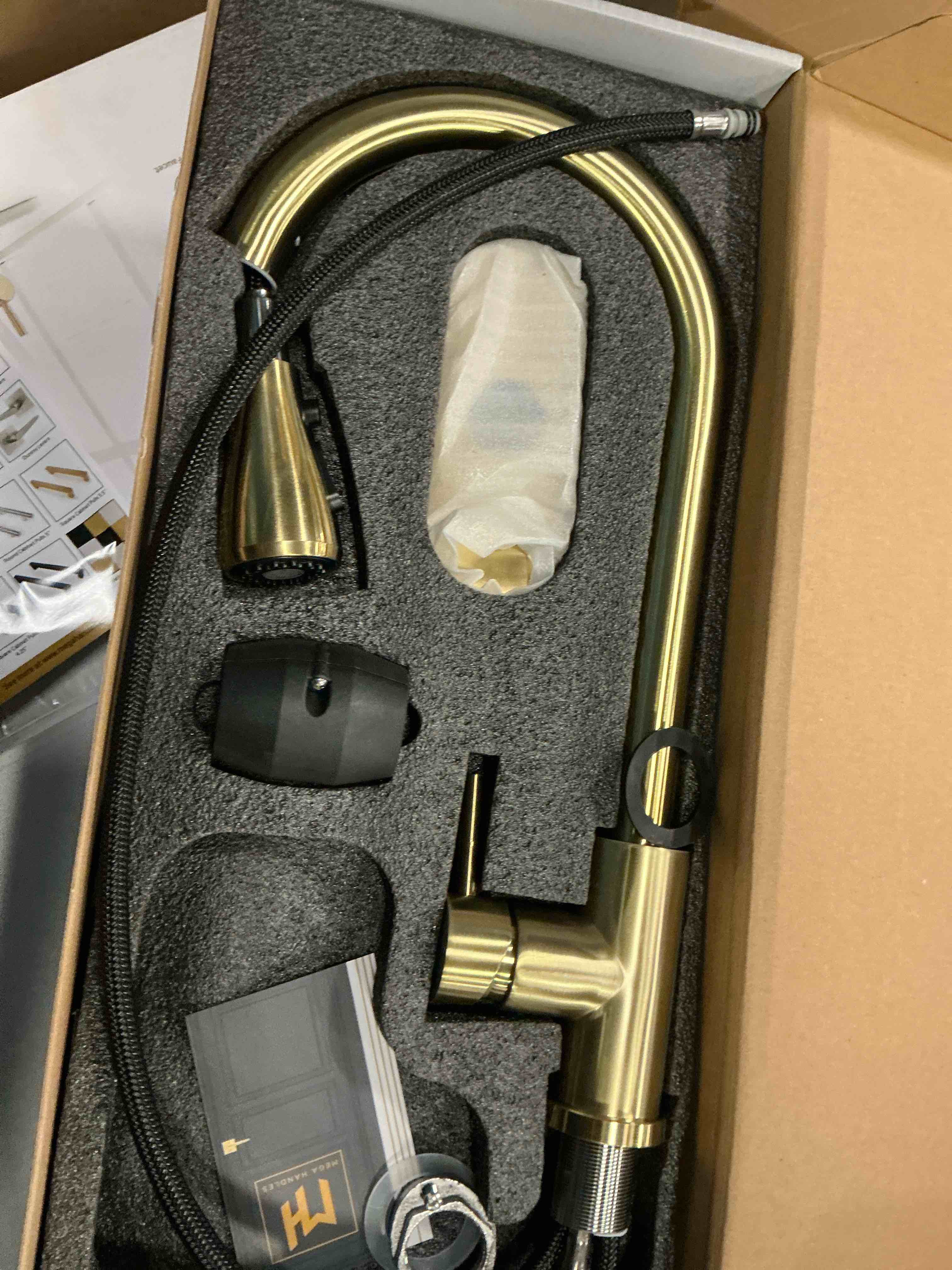Satin Brass Faucet