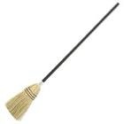 Rubbermaid Commercial Lobby 38  Handle Corn-Fill Broom  Brown