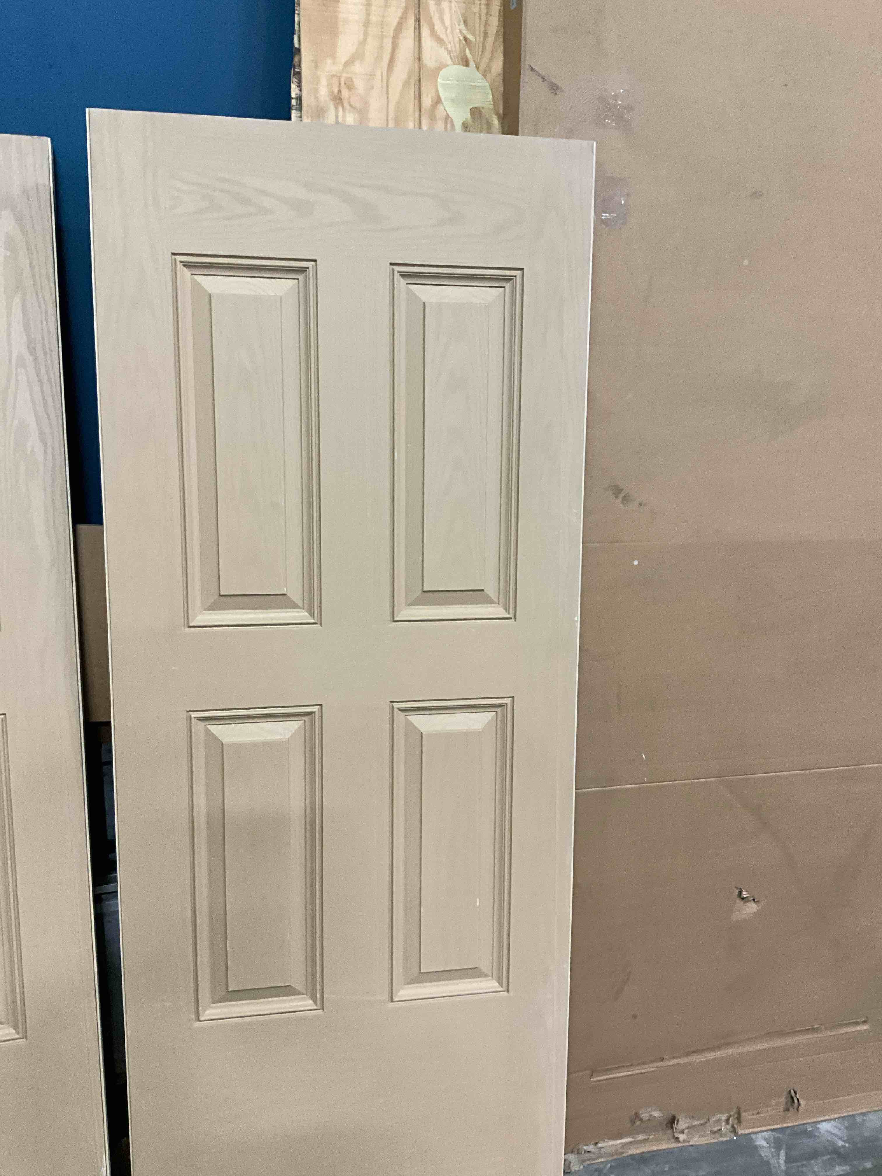 4 Panel Fiber Glass Door Slab 32”L x 80”H