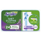 Swiffer Sweep + Mop  Wet Pads Refill  Floor Cleaner  Cleaning Cloths  Lavender  24ct