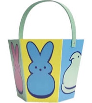 Peeps Paperboard Easter Bucket (3 pieces)