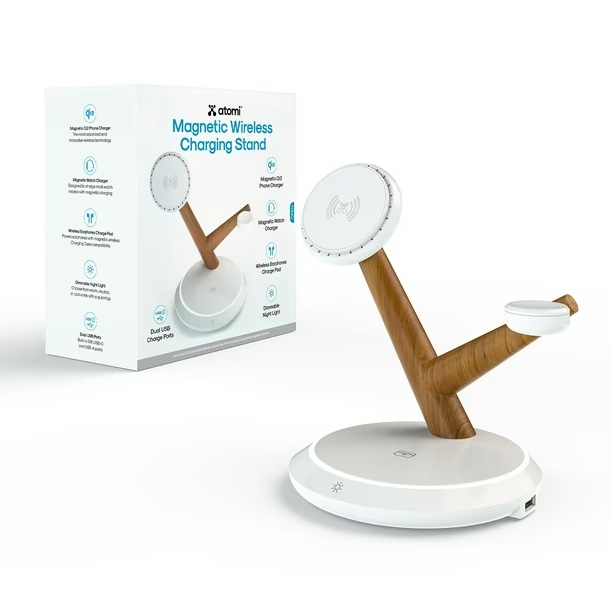 Magnetic wireless charging stand. ( pickup in the cage) 