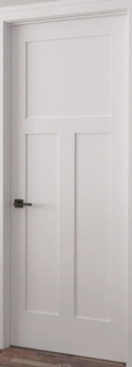 Modern 3-Panel Shaker Mission style design 32” x 80”