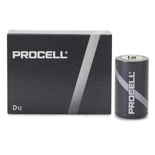 Duracell Procell Alkaline D Batteries 12/Box