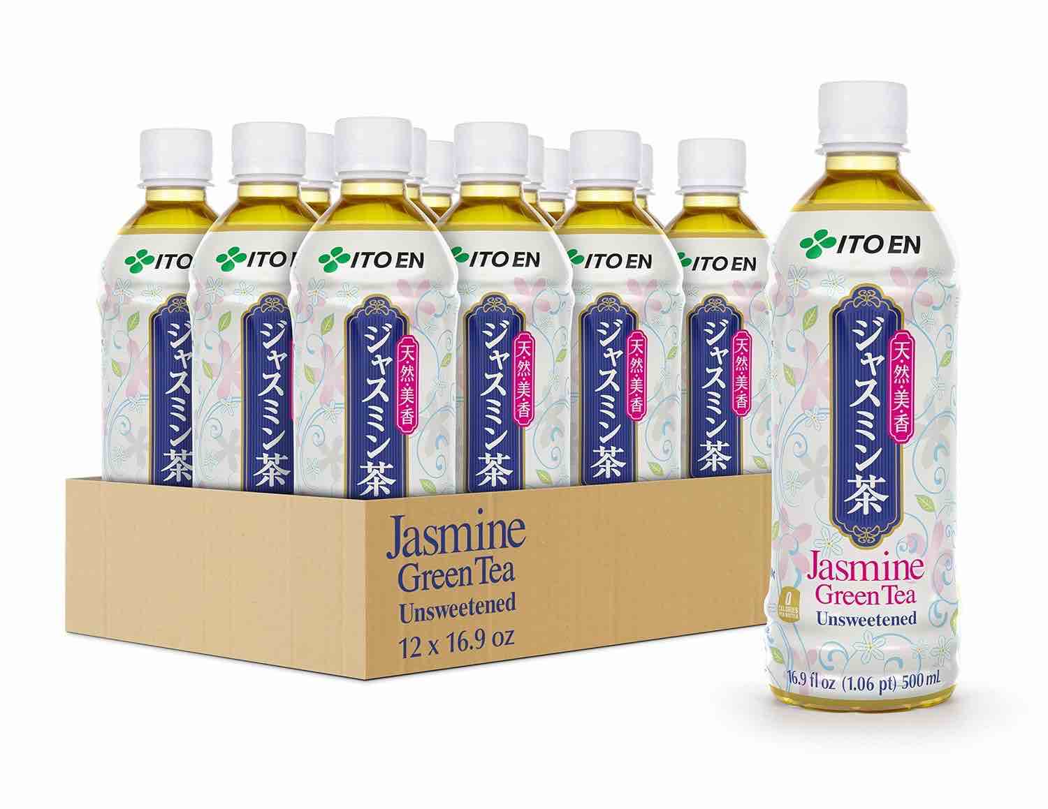 ITO EN JASMINE GREEN TREE UNSWEETENED 12 BOTTLES 16.9fl oz BEST BY 01/08/26” 
