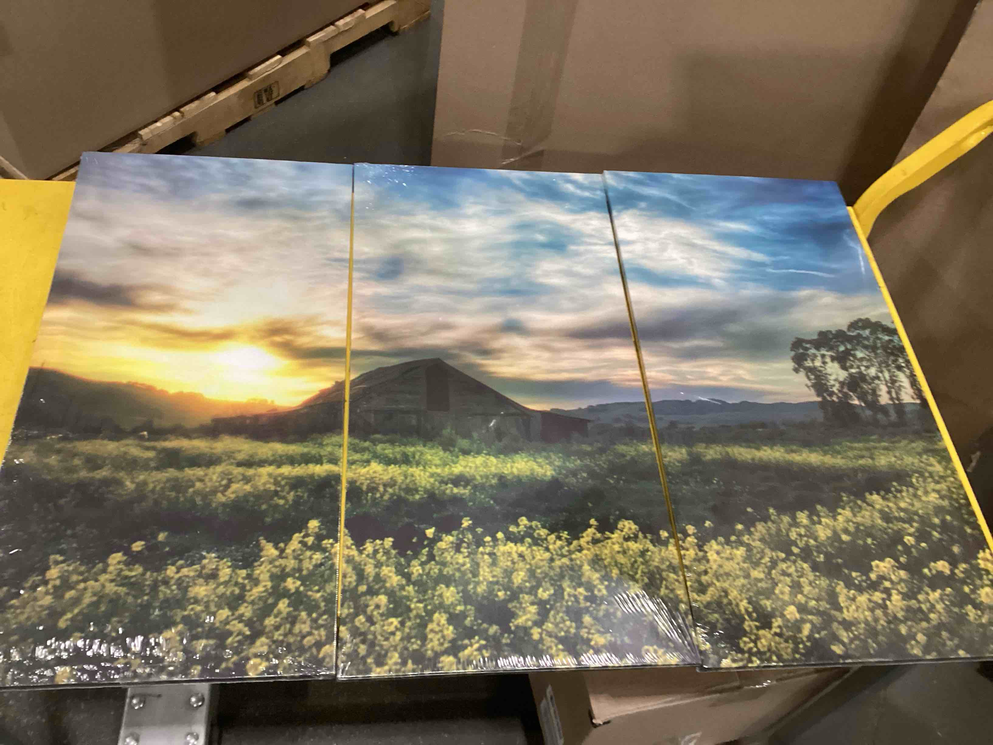 CANVAS OF BARN PRINTS SIZE “UNKNOWN “ NO ORIGINAL PACKAGING “