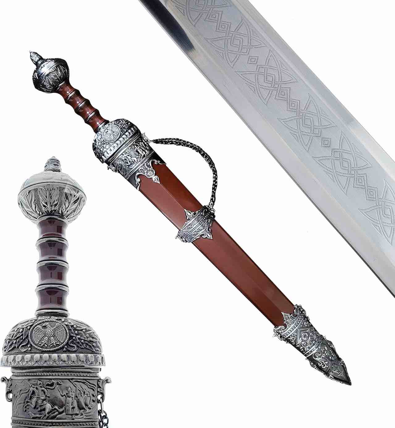 31" Gladius Roman Sword Gladiator Julius Caesar