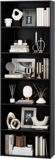 5 Cubes open tower cabinet black *Similar to stock photo *