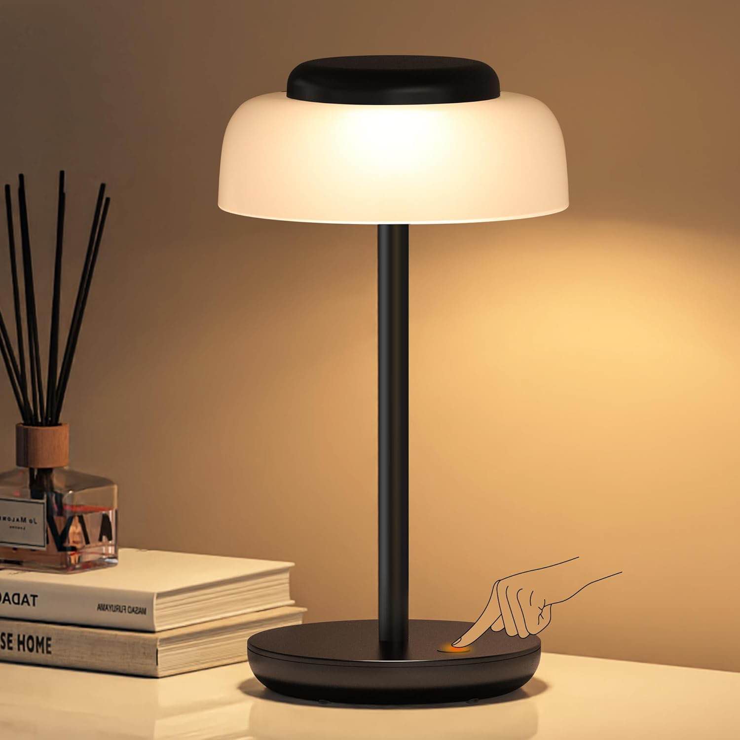 CORDLESS TABLE LAMP RECHARGEABLE TABLE LEAD LAMP 