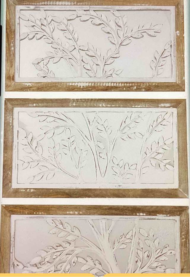 Set of 3 Wall Decor Art 26”W 14” H 