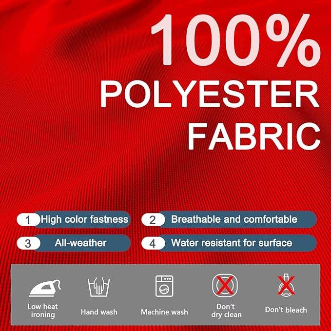 6 Pcs Of Rattant Sofa Covers Red * Similar to stock photo *