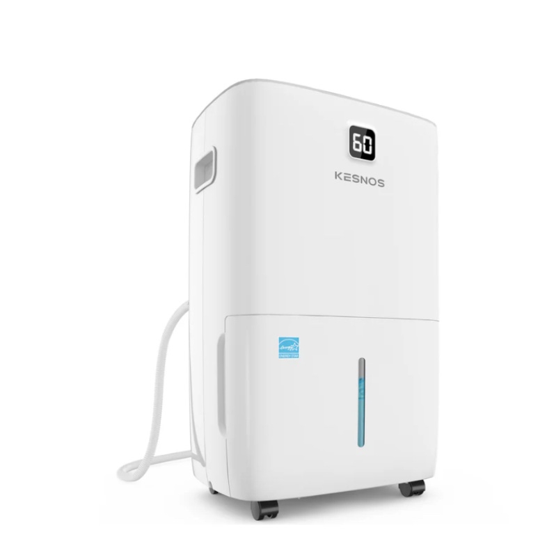 “Not been tested “Kesnos 80 Pints Energy Star Dehumidifier for Home & Basement with Drain Hose, Front LED Display and 