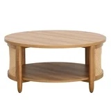 Better Homes & Gardens Springwood Coffee Table, Light Honey Finish