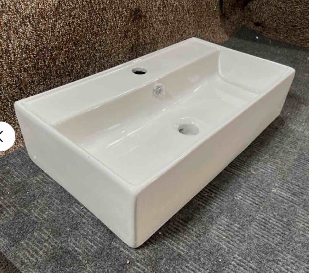 21.6" Bathroom Vanity Sink WF297780AAA Sink Only, Box 1 of 2 Only / Bright White