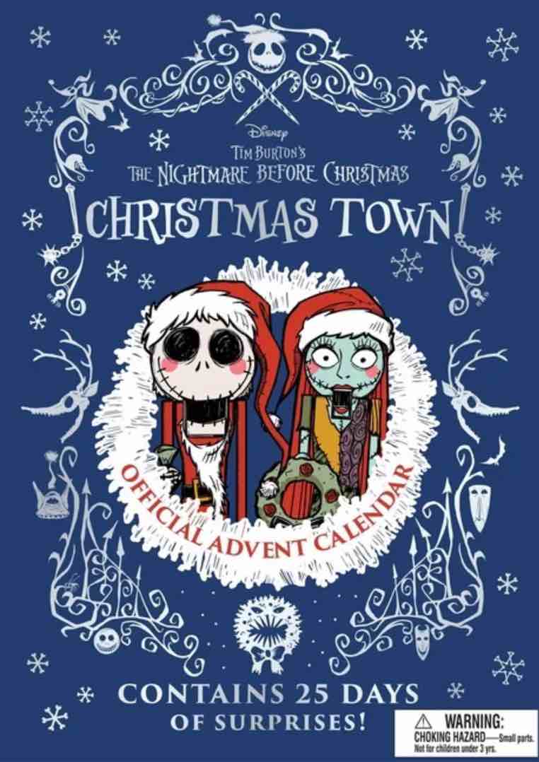 Disney Tim Burton's The Nightmare Before Christmas (Jack and Sally Edition) : Official Christmas Town Advent Calendar (Calendar)