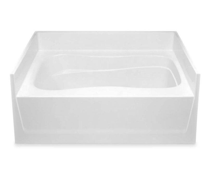 6042HW 60 x 42 AcrylX Alcove Right-Hand Drain Whirlpool Bathtub in White