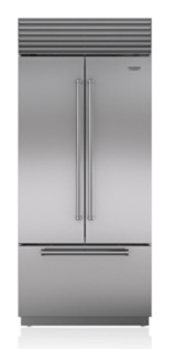 Legacy Model - 36" Classic French Door Refrigerator/Freezer with Internal Dispenser, (damage to top)