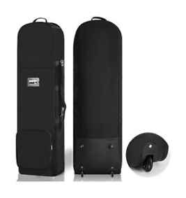 DAREKUKU Padded Golf Travel Bags with Wheels, 900D Heavy Duty Oxford Wear-Res