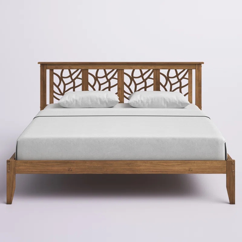 Barefield Solid Wood Low Profile Platform Bed