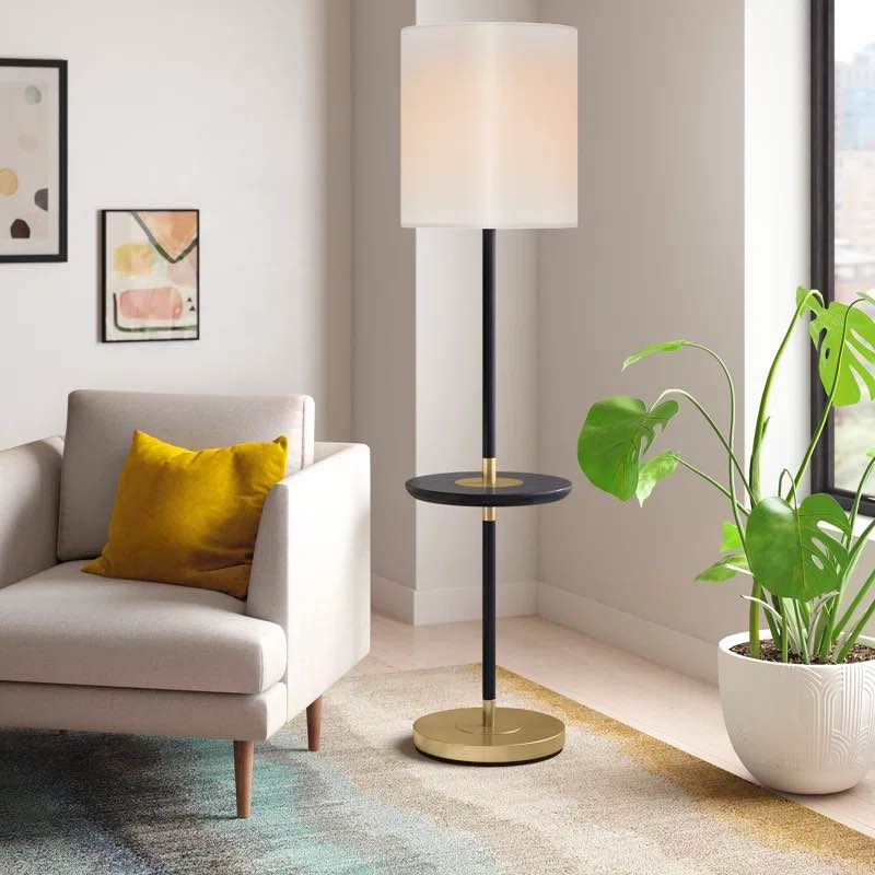 Stach 65" Tray Table Floor Lamp