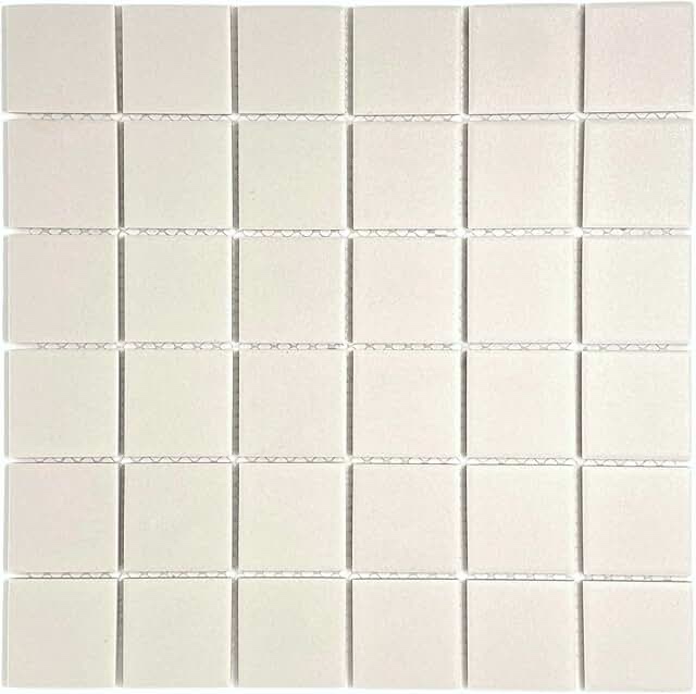 2" x 2" Square Porcelain Mosaic Wall & Floor Tile
