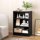 Engineered Wood Bookcase Open Multi-Purpose Display Rack Cabinet with Adjustable Shelves