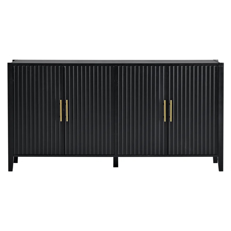 Condola Modern 63.1" Sideboard, Storage Credenza, Buffet Cabinet, Dining Cabinet with Metal Handles