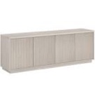 TV console alder white finish 