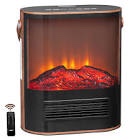 1500 W Portable Electric Ceramic Space Heater With 3D Realistic Flame