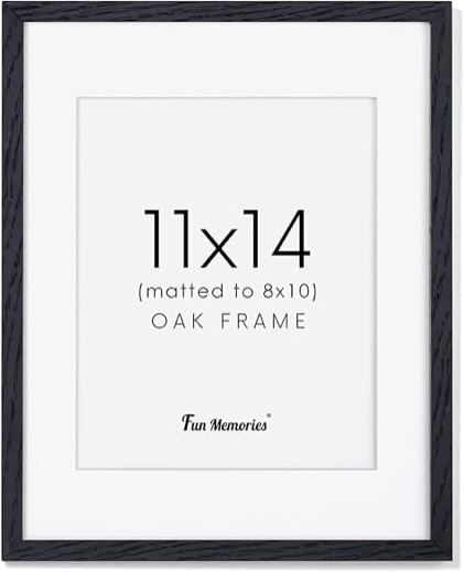 Picture Frame, Solid black 
