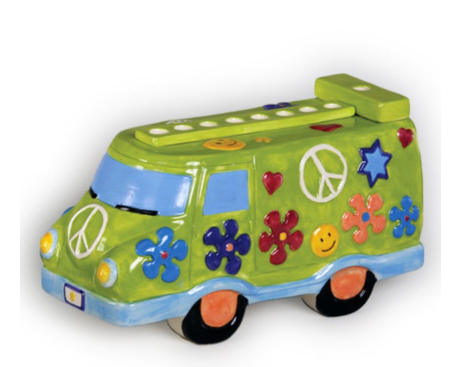 Ceramic Peace Van Menorah