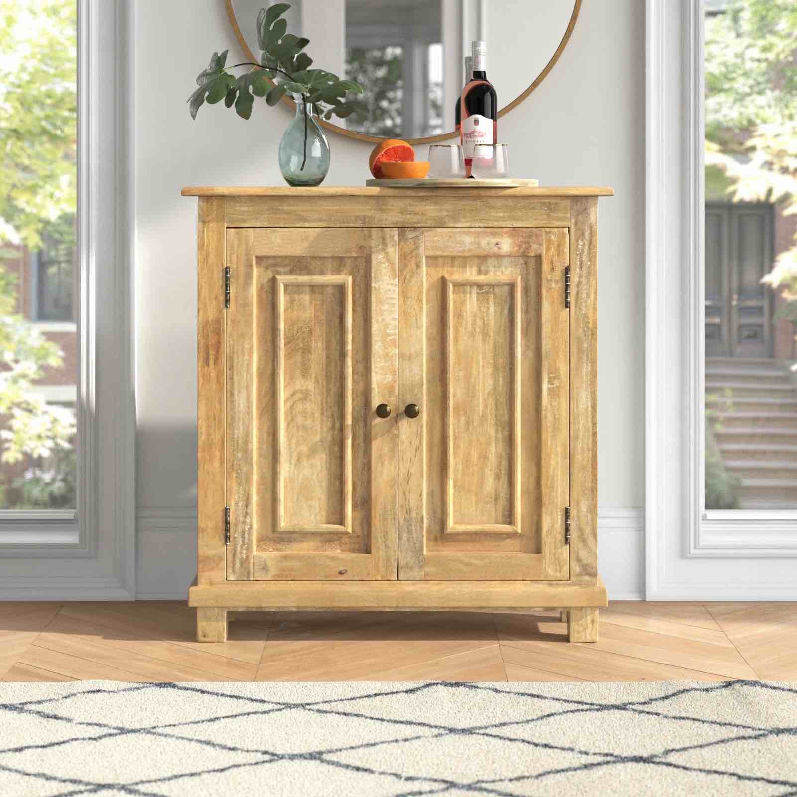 Witney 34" Wide Mango Solid Wood Sideboard