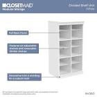 Modular Storage 21.38" W Shelving Unit with 12 Shelves