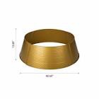 Christmas Hammered Metal Tree Collar