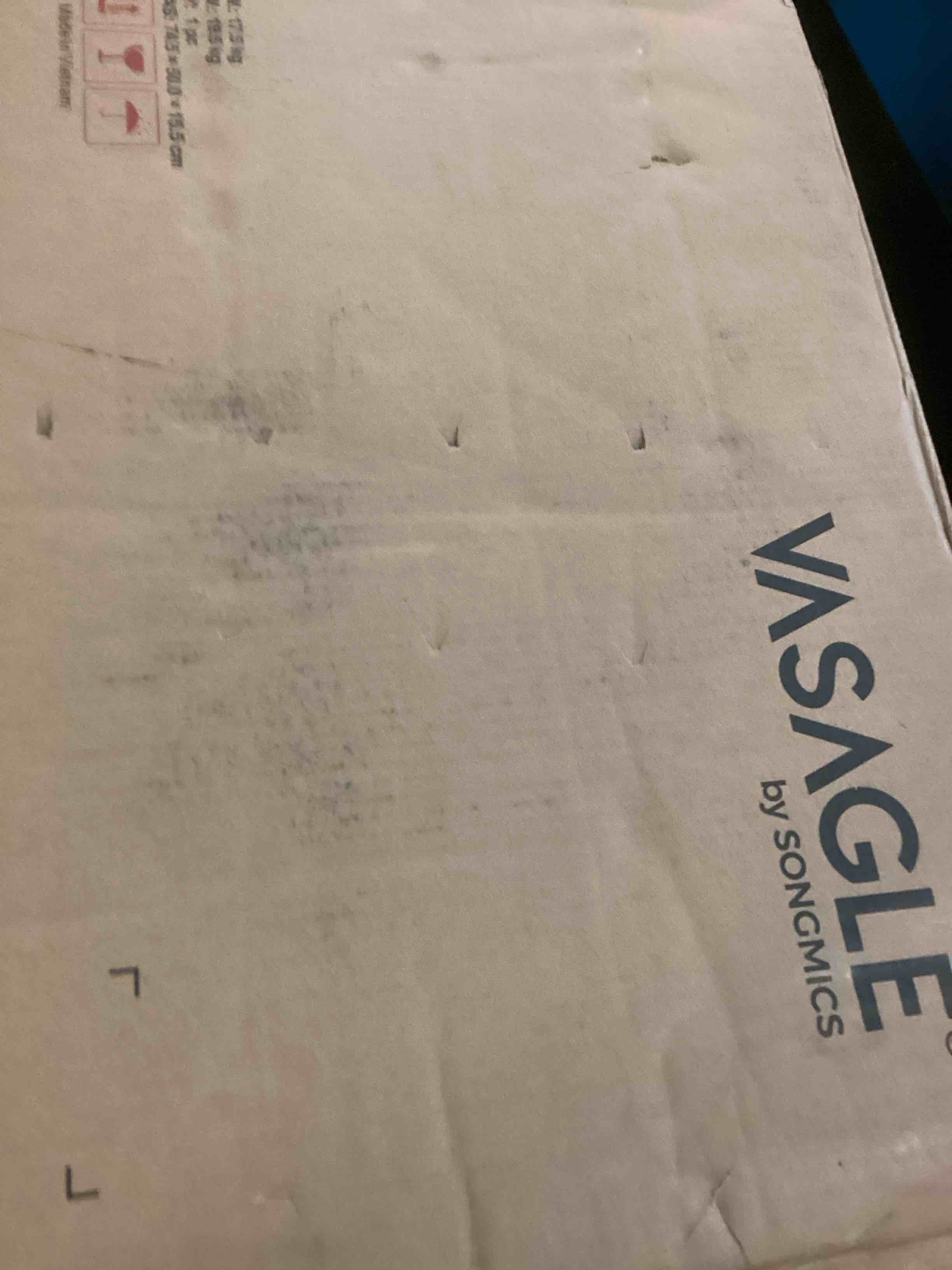 Condition photo showing New/Like New for VASAGLE 2-Drawer File Cabinet, Filing Cabinet for Home Office, Small Rolling File Cabinet, Printer Stand, for A4, Letter-Size Files, Hanging File Folders, Modern Style, Matte Black UOFC040B16