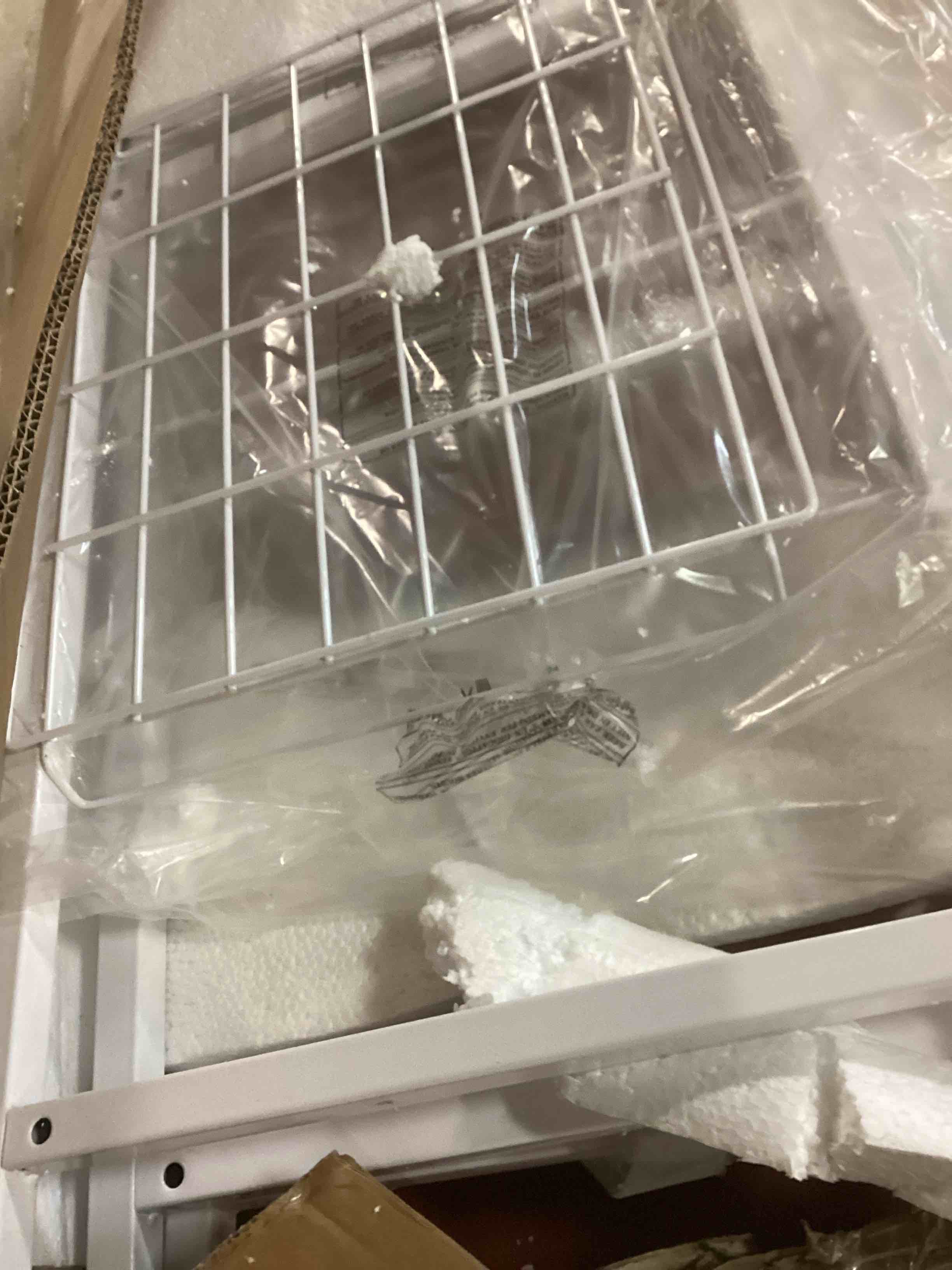 Condition photo showing Good Condition for soges 3-Tier Kitchen Baker's Rack Utility Microwave Oven Stand Storage Cart Workstation Shelf, White