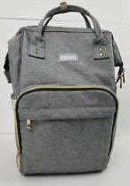 Diaper Bag Backpack Waterproof w/Large Capacity & Multiple Pockets Zuzuro New